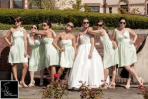 Fun & Silly Bridal Party Wedding Photography Landmark Event Center